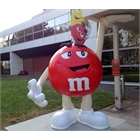 thumbnail Décoration architecturale - M & M's géant - Hauteur 2,40 m - Acrystal Prima - 2014